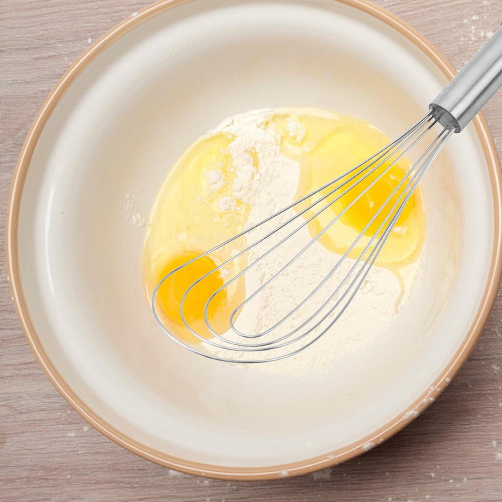 10" Flat Whisk Handheld Steel Wire Whisk Perfect For Whisking S1P9 Q4W3 - Image 4