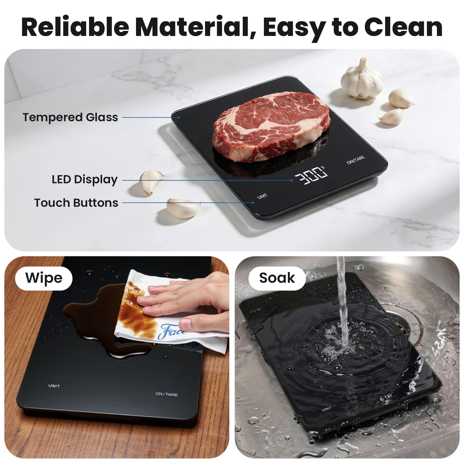 Food Scale with Nutritional Calculator, Digital Food Scales for Kitchen Scale Grams and Ounces, Smart Food Weight Sca... - Image 6