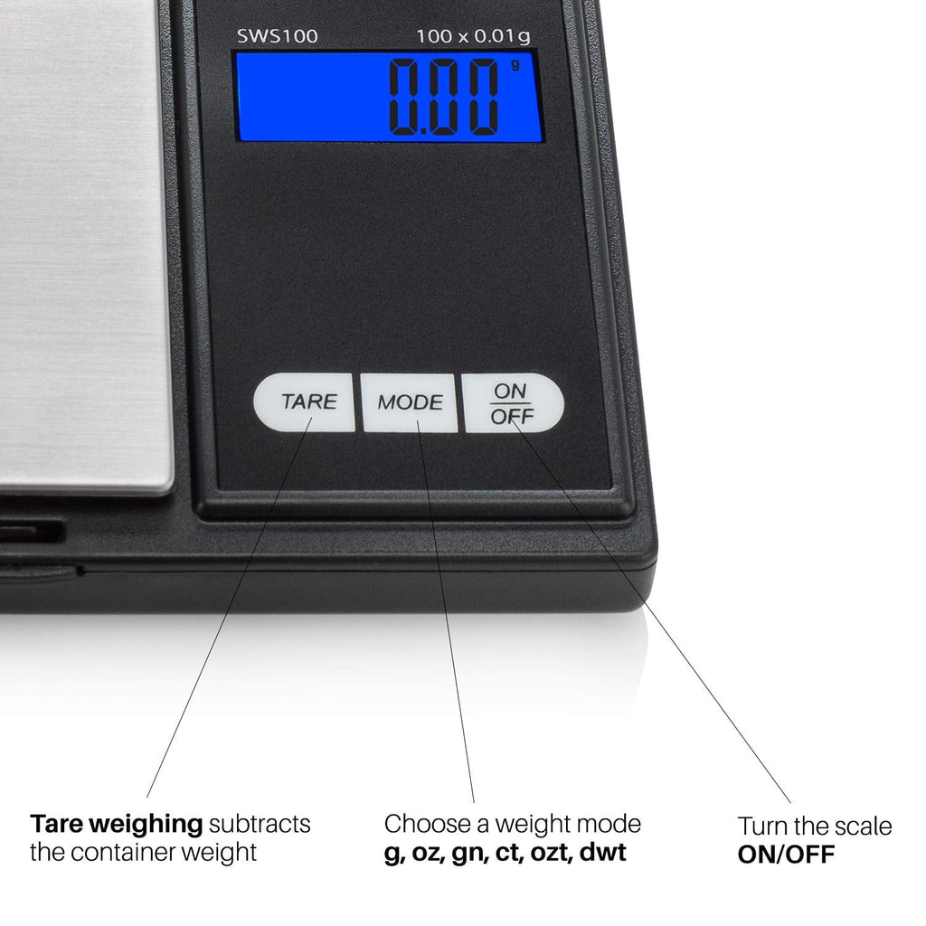 CozyBox Herb and Spice Cooking Food Kitchen Diet Scale Pocket Sized Digital Gram Scale Portable Jewelry Weight Scale - Image 5