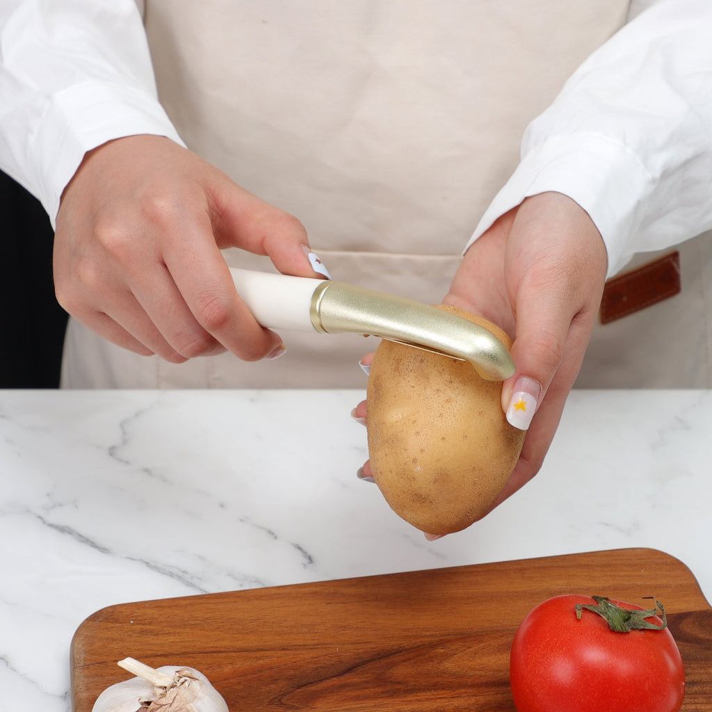 Vegetable Peeler for Potatoes, Fruit, & Veggies Durable and Versatile Essential Kitchen Tool - Image 3