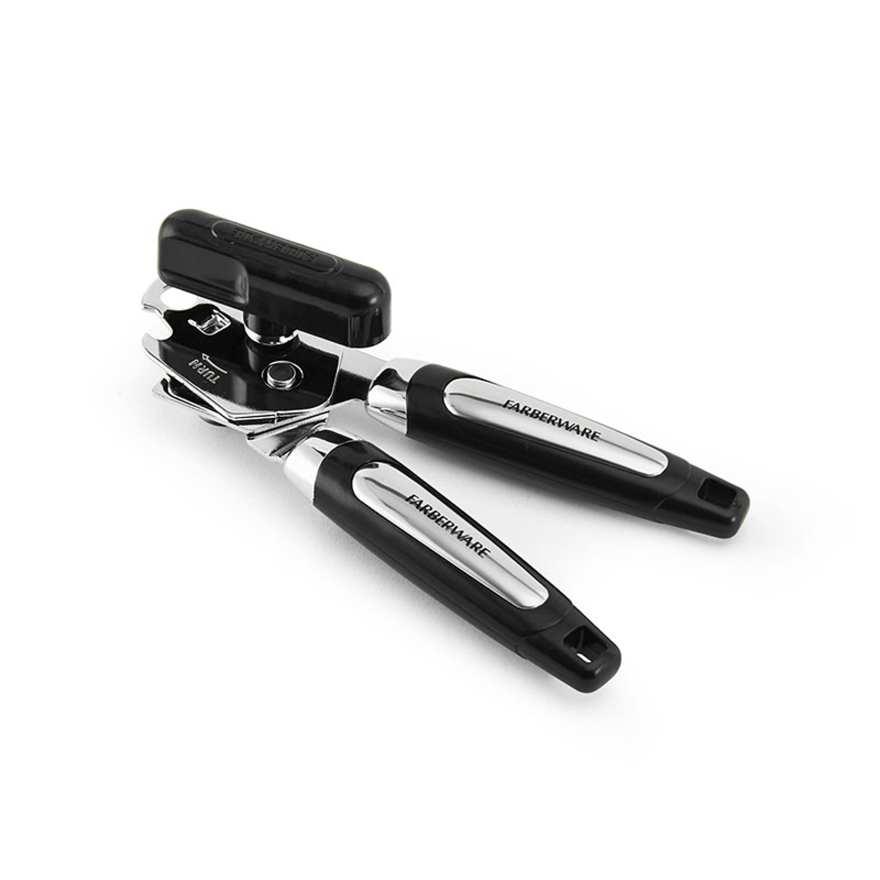Professional Can Opener with Built in Bottle Opener in Black - Image 5