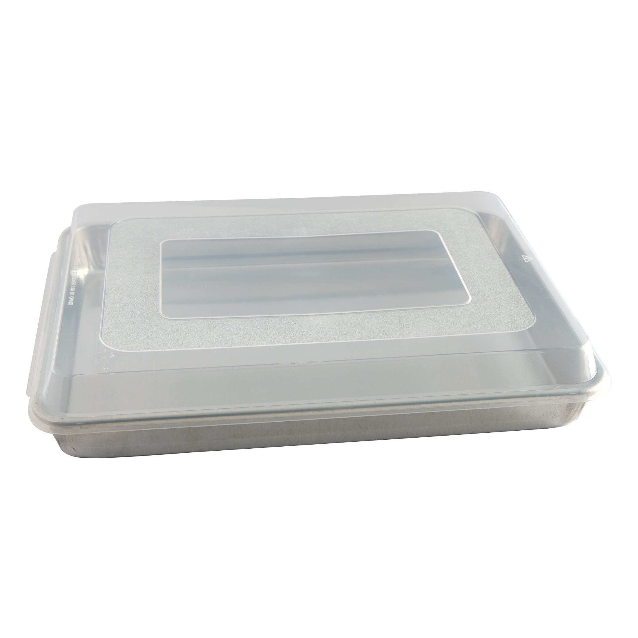 Naturals 2 Piece Aluminum Bakeware Set with 13” x 18” High Sided Half Sheet Pan and Lid - Image 4