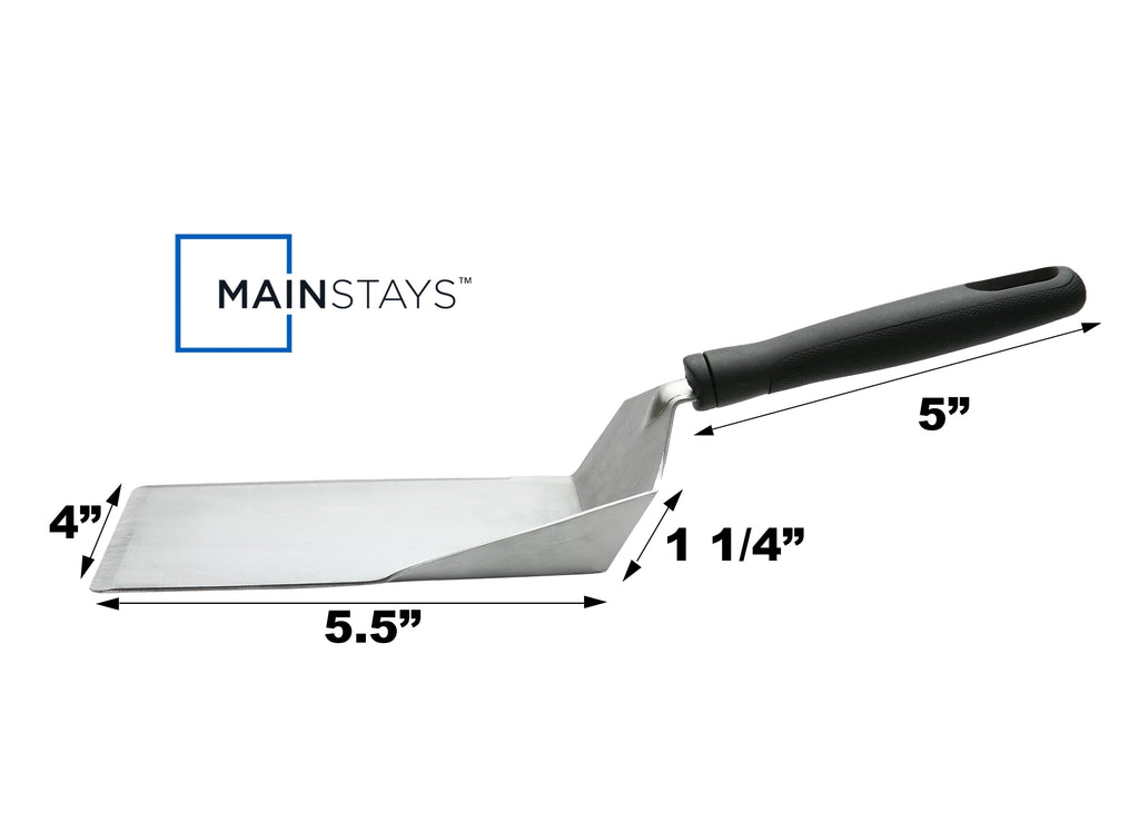 Mainstays Ergonomic Design Dishwasher safe 11.81 in Stainless Steel Kitchen Spatula - Image 3