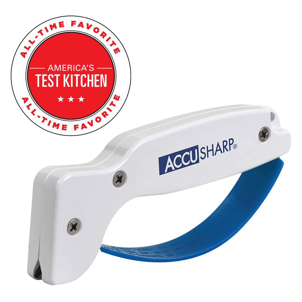 AccuSharp Knife and Tool Sharpener 070C with Diamond Honed Tungsten Carbide.