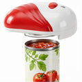 Auto Can Opener for Seniors with Arthritis, Easy Hands-Free Use, Red