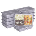 Bentgo Prep 3-Compartment Meal Prep Containers with Lids, PFAS & BPA Free Materials, Durable, Microwave, Freezer, & D...