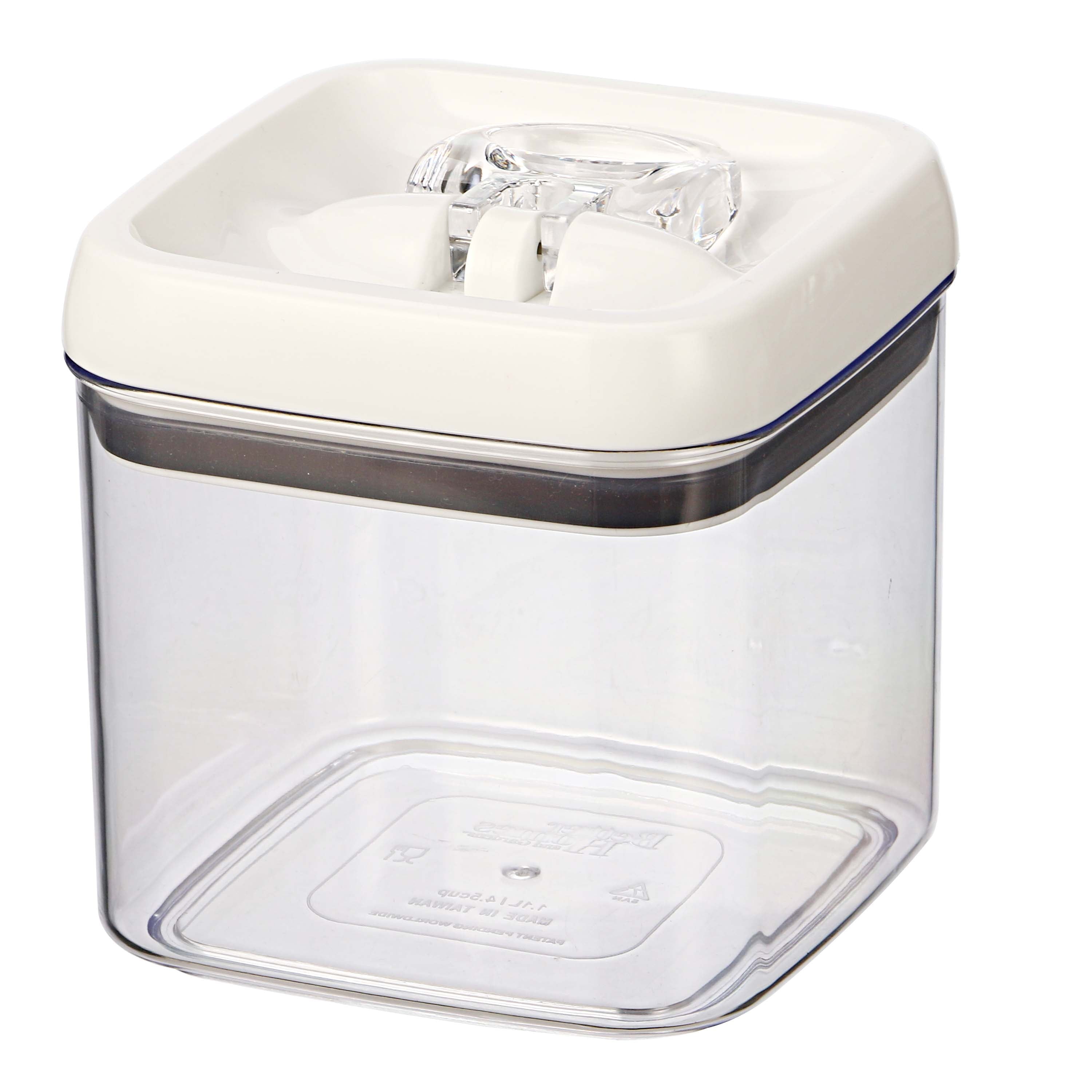 Better Homes & Gardens Canister - 4.5 Cup Flip-Tite® Square Food Storage Container, Designed to Help with Pantry Orga...
