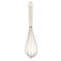 Wire Hand Whisk for Cooking Durable, Rust-Resistant & Dishwasher Safe, Cream & Gold