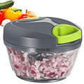 Cambom Manual Food Chopper Vegetable Cutter, Hand String Vegetable Chopper Onions Cutter for Vegetable Fruits Nuts BP...