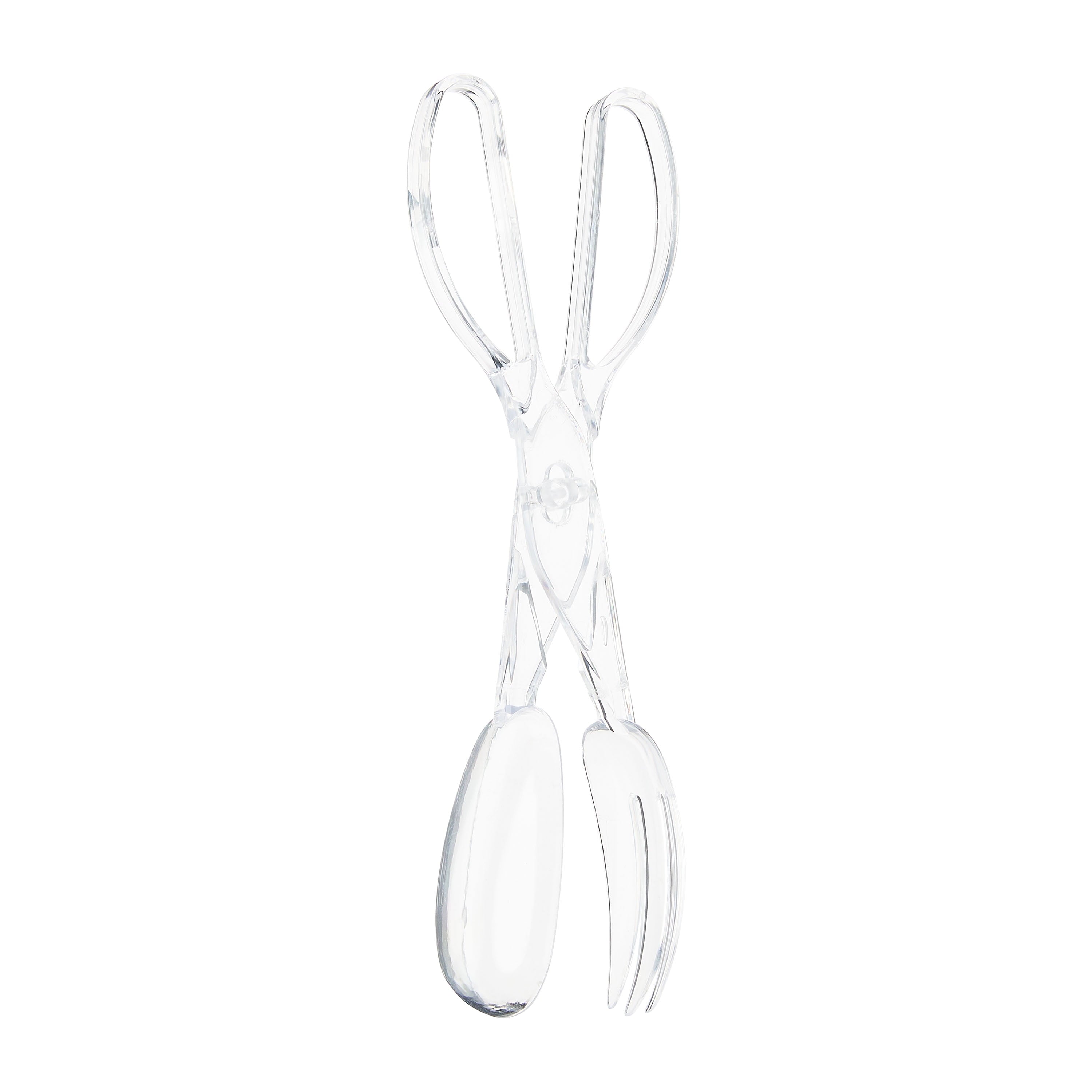 Clear Plastic Salad Tongs, 11", by Way To Celebrate