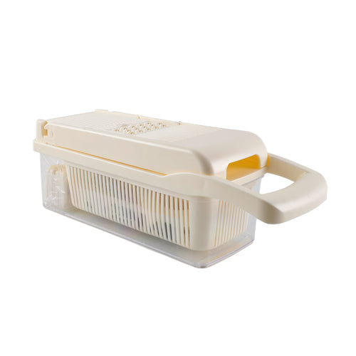 14-in-1 Hand Food Chopper, Dicer, & Slicer with Container for Veggie, Cheese, Onion, & Potato, Versatile & Efficient ...