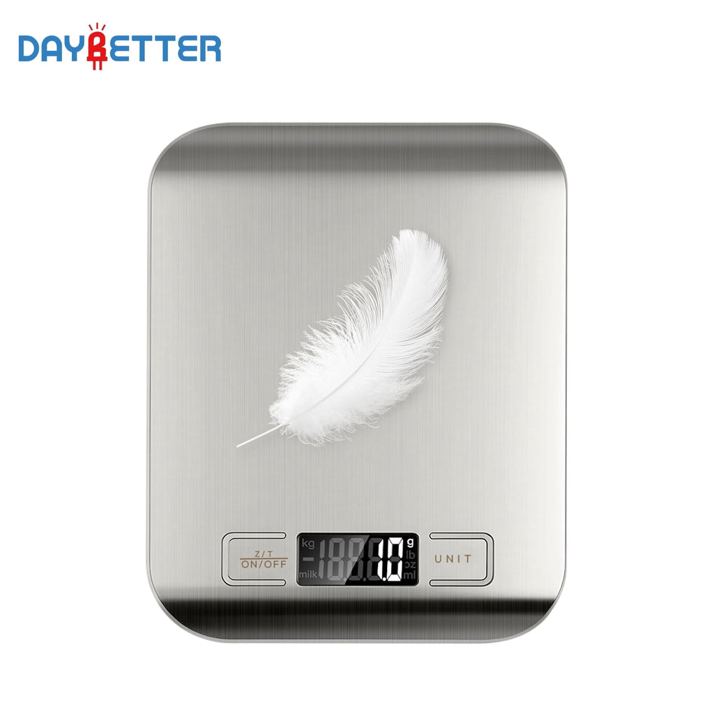 DAYBETTER 22lb/10kg Food Scale with 4 Units LCD Display, 0.05oz/1g Digital Kitchen Scale, for Baking, Cooking, Dietin...