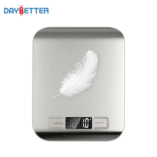 DAYBETTER 22lb/10kg Food Scale with 4 Units LCD Display, 0.05oz/1g Digital Kitchen Scale, for Baking, Cooking, Dietin...