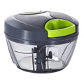 Dream Snail Vegetable Chopper Manual Food Processor with Pull Cord, 500 ml Hand-Powered Kitchen Cutter for Garlic, On...