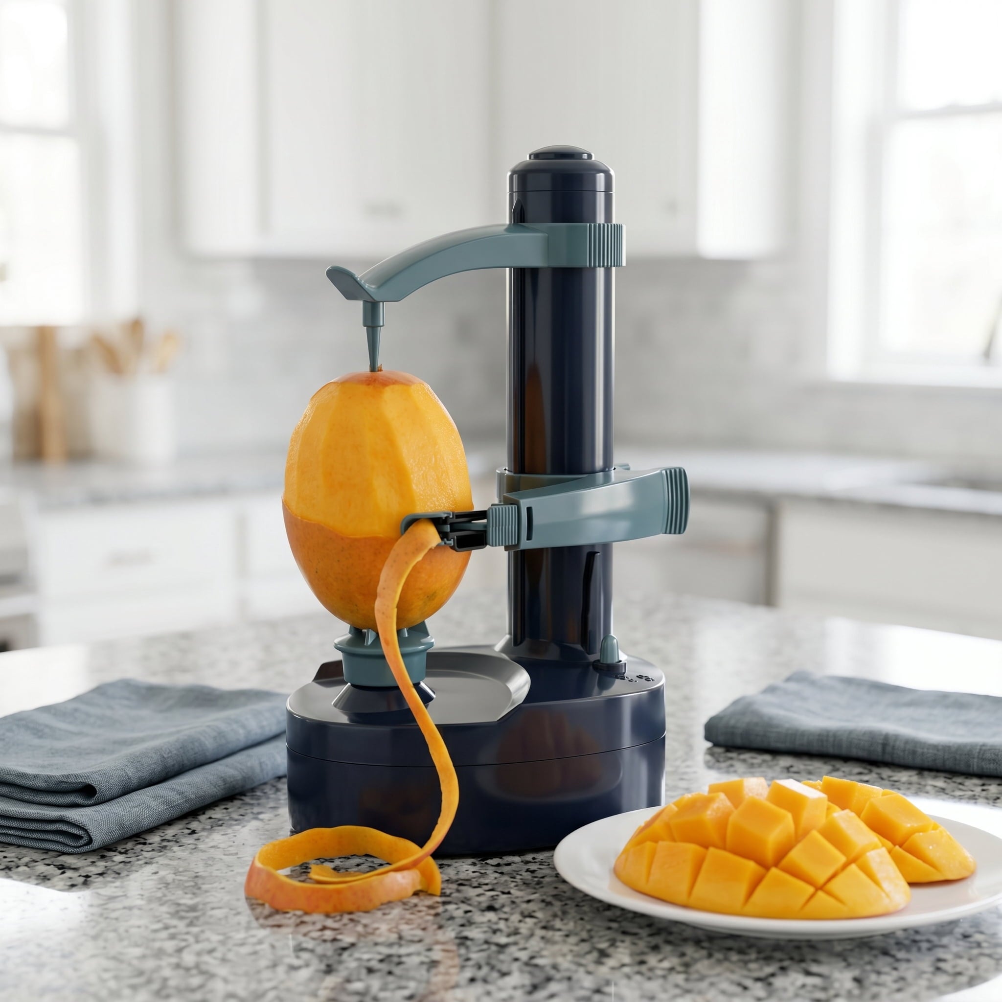 Electric Potato Peeler for Kitchen Vegetable Peelers for Zucchini Carrot Automatic Potato Peeler Electric Peeler Frui...