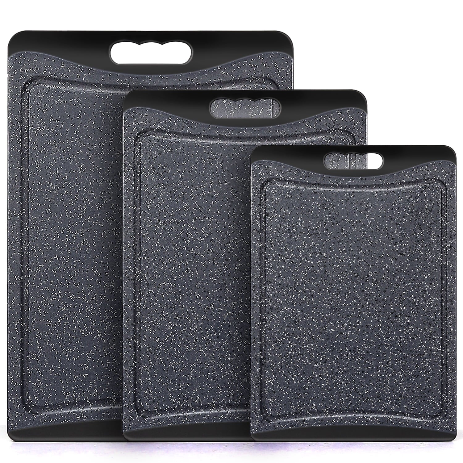 Extra Large Cutting Boards, AOKIWO Plastic Cutting Boards for Kitchen (Set of 3)Meat, Veggies Cutting Board Set Dishw...