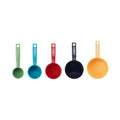 Plastic Multicolor Nesting Measuring Cup Set with Bonus Coffee Scoop, 5-Piece