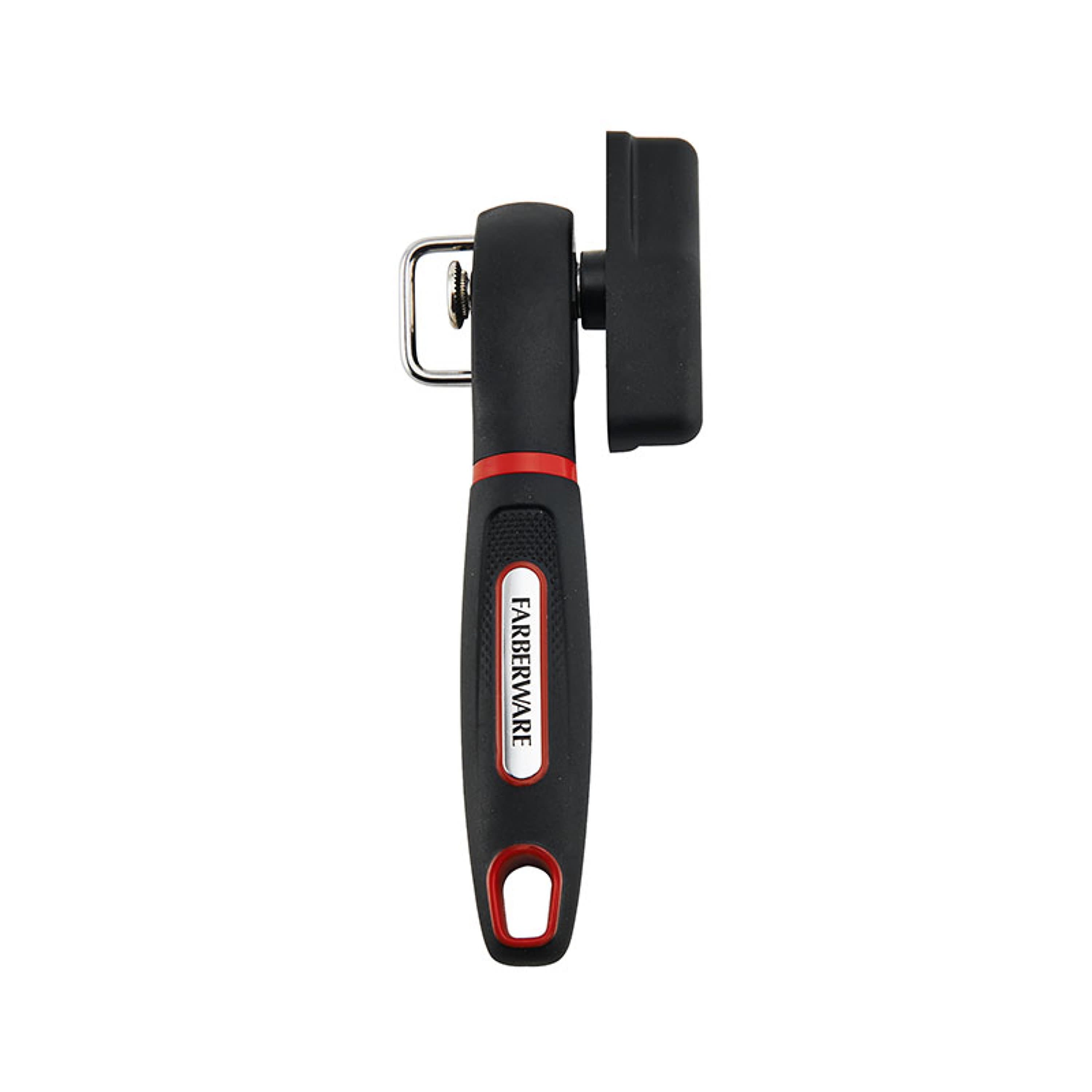 Soft Grips Safety Can Opener in Black with Red Accents