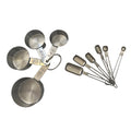 Fox Run Stainless Steel Measuring Cup and Spoon Set, 10 Different Sized Cups and Spoons