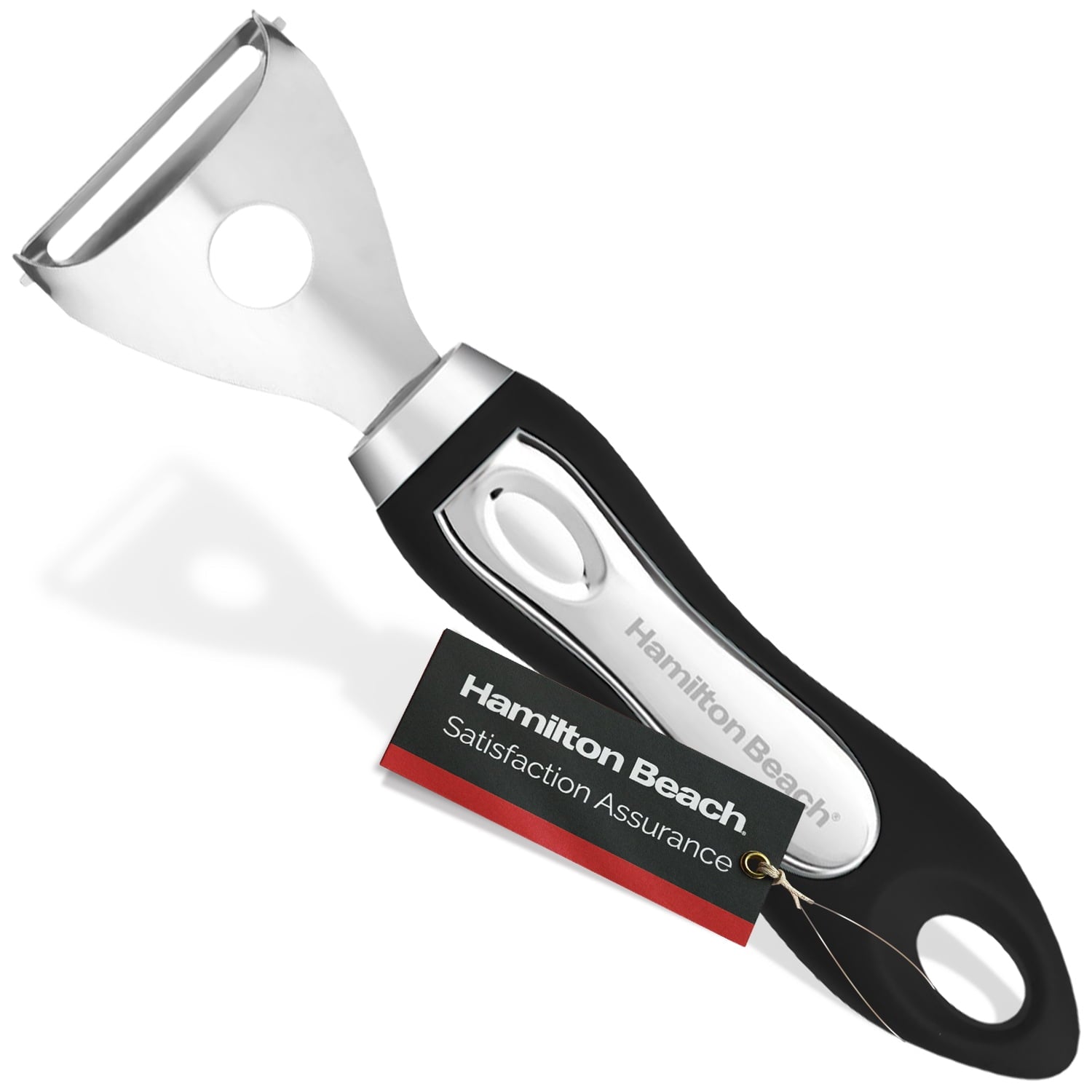 Y Shape Peeler Stainless Steel 7.5in Soft Touch Handle, Vegetable Y shape Peeler Ergonomic Non-Slip Handle & Sharp Bl...