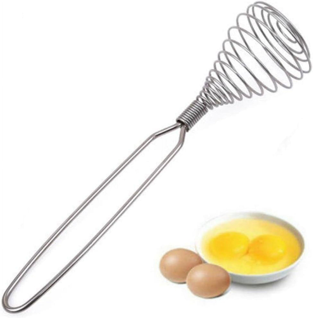 Jngnaor Stainless Steel Spring Coil Whisk Wire Whip Cream Egg Beater Gravy Cream Hand Mixer Kitchen Tool Accessories ...