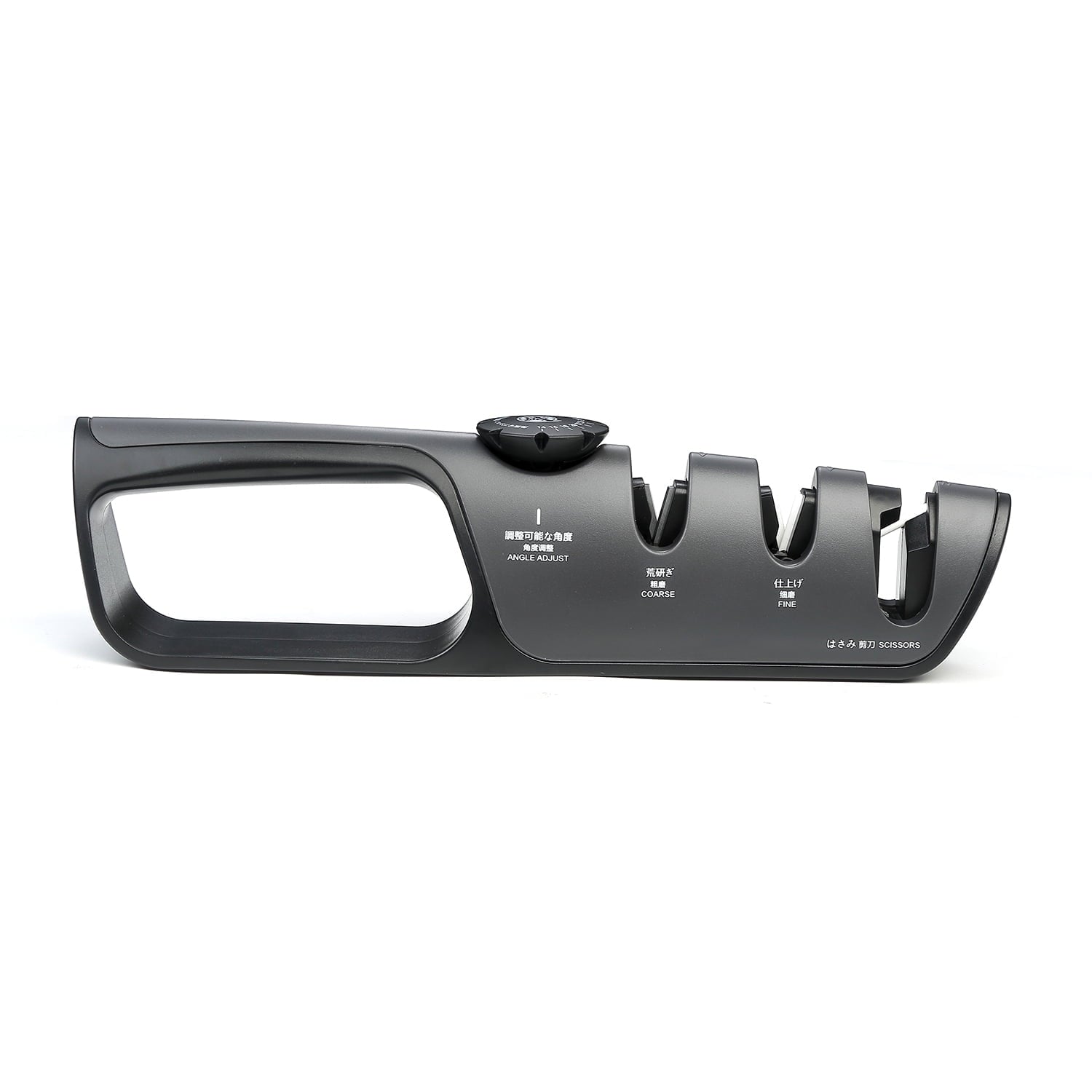 MITSUMOTO SAKARI Knife Sharpener, Japanese kitchen Knife Sharpener with Adjustable Angle Knob