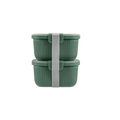Mainstays Plastic Food Storage Bento Snack Container, Rectangle, Green, 19oz Capacity, Made for Portable Food Storage