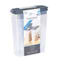 Mainstays 2-Pack Plastic Cereal Keeper Storage Containers, Kitchen Pantry Organizer Canisters for Cereal and Dry Food...