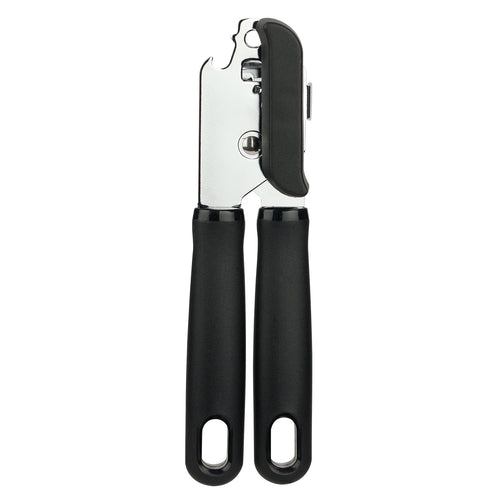 Mainstays 2 Ply Manual Can Opener with Integrated Bottle Opener, Black