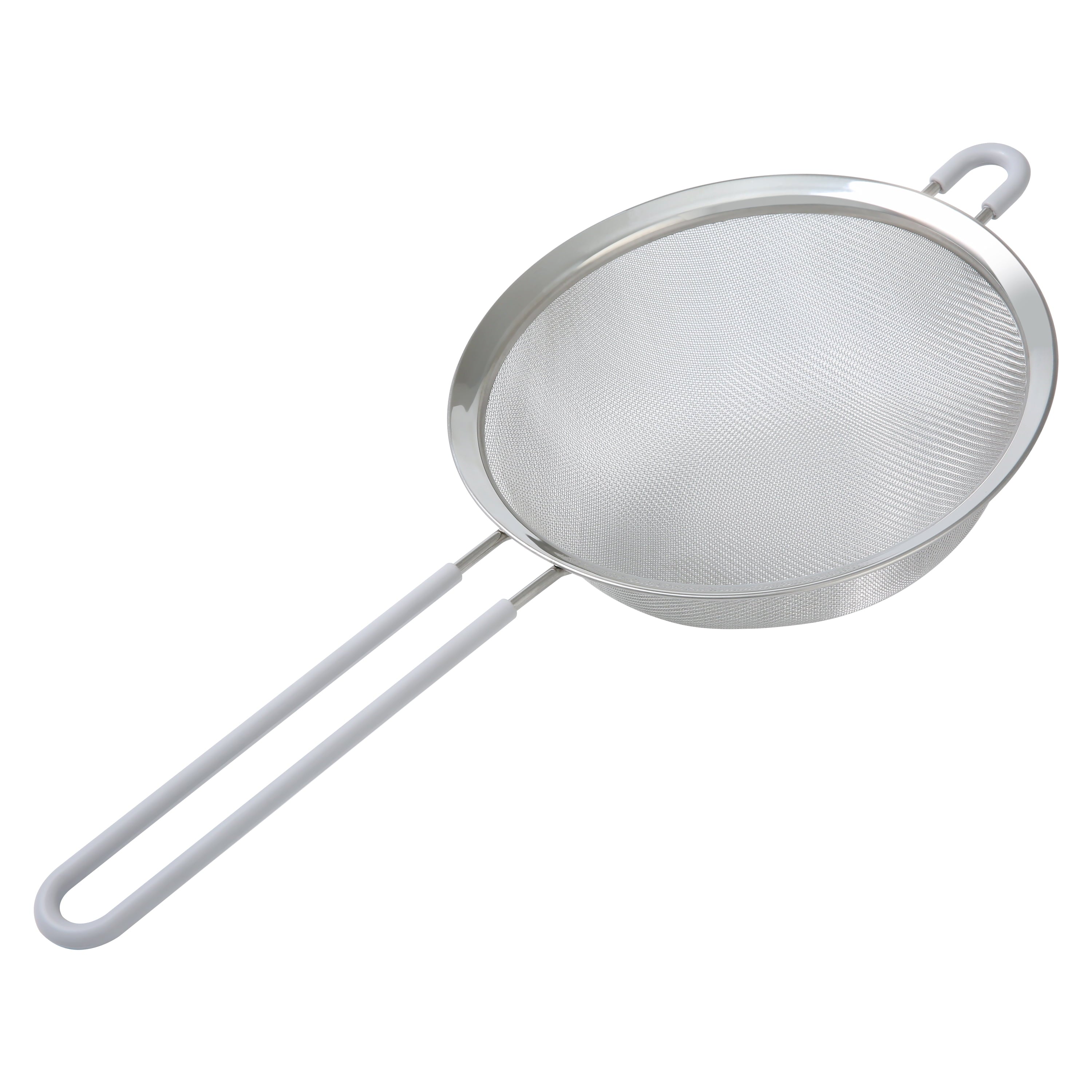 Mainstays 8" Stainless Steel Fine Mesh Strainer, Silver