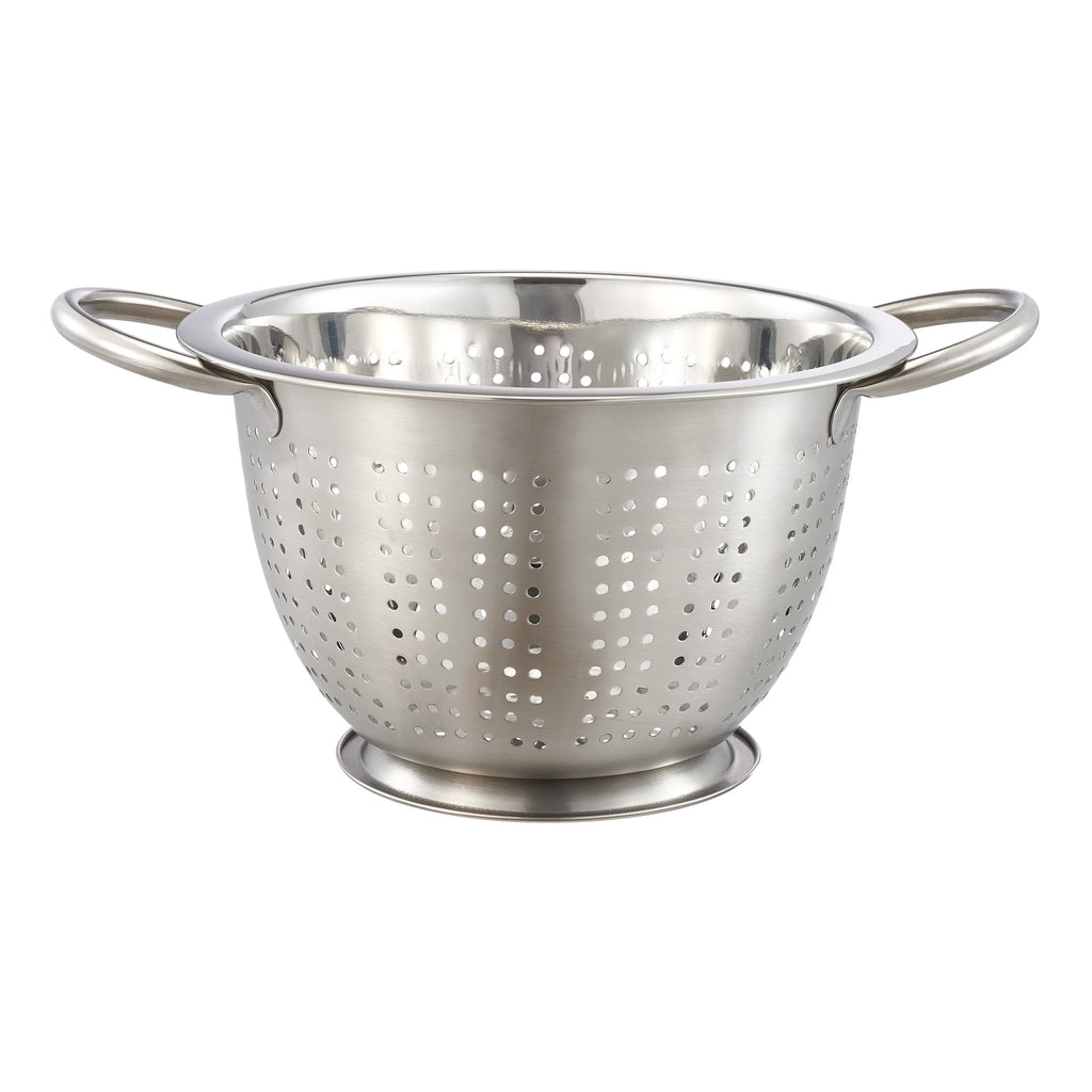 Mainstays SS 5QT Multi-Use Colander for Straining, Draining & Rinsing Pasta, Fruits or Vegetables