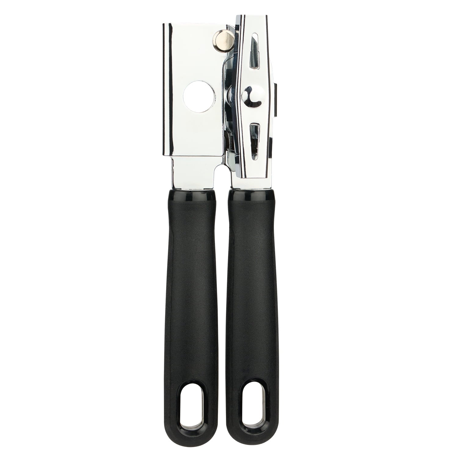 Mainstays Stainless Steel Comfort Cushion Handle Grip Can Opener, Black