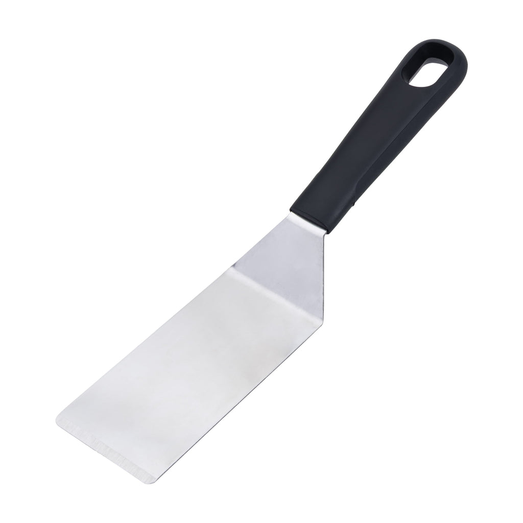 Mainstays Stainless Steel Mini Dessert Spatula with Softgrip Handle for Serving Pancakes or Desserts