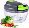 Manual Food Processor Vegetable Chopper, Portable Hand Pull String Garlic Mincer Onion Cutter for Veggies, Ginger, Fr...