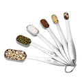 Measuring Spoons Set - 6 Piece measuring cups and spoons set, Stainless Steel Measuring Spoonsmeasuring spoons and cu...