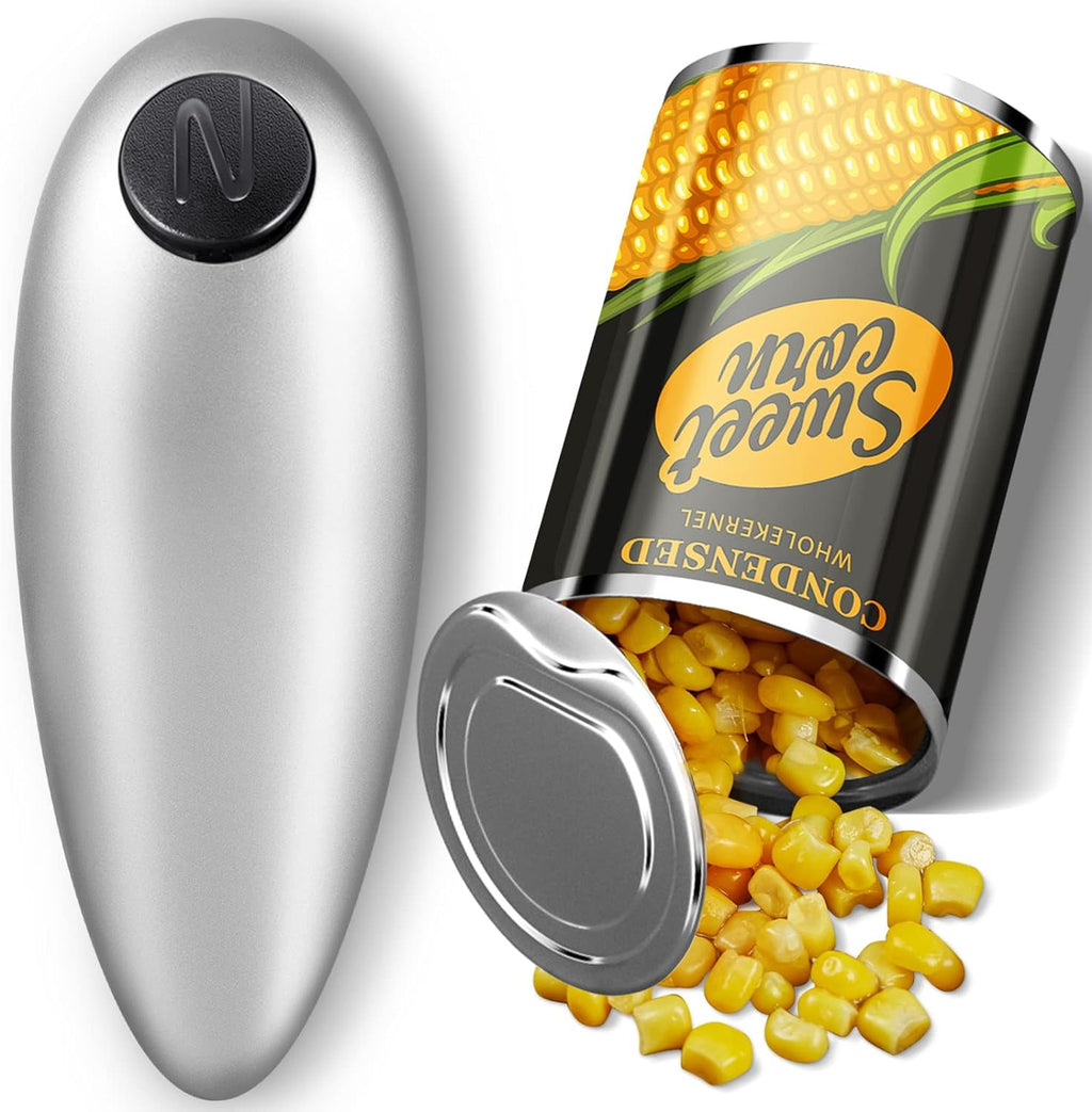 Mixfeer Electric Can Opener, One Touch Automatic with No Sharp Edges, Best Kitchen Gadget