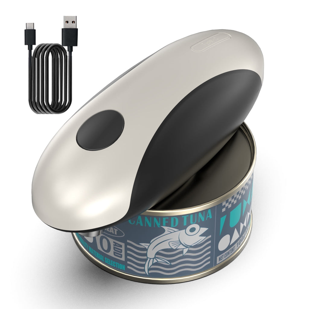 Moreblue One-Touch Automatic Electric Can Opener, USB-C Rechargeable Can Opener Smooth Edge, Hands-Free Countertop El...