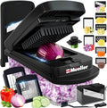 Vegetable Chopper, 10-in-1 Chopper Vegetable Cutter, Food Chopper with Container, Multifunctional Vegetable Cutter wi...