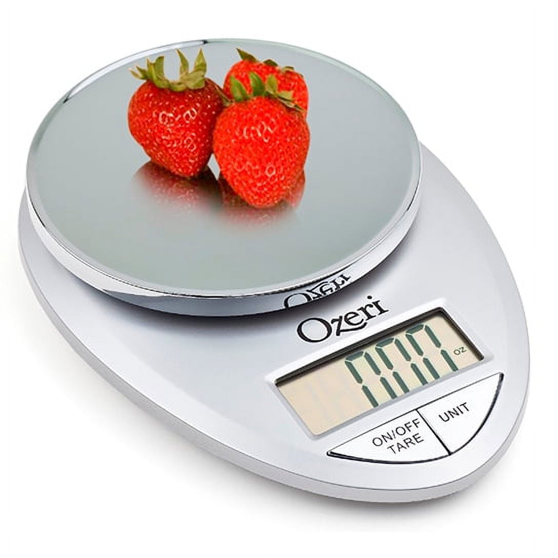 Ozeri Pro Digital Kitchen Food Scale, 0.05 oz to 12 lbs (1 gram to 5.4 kg)