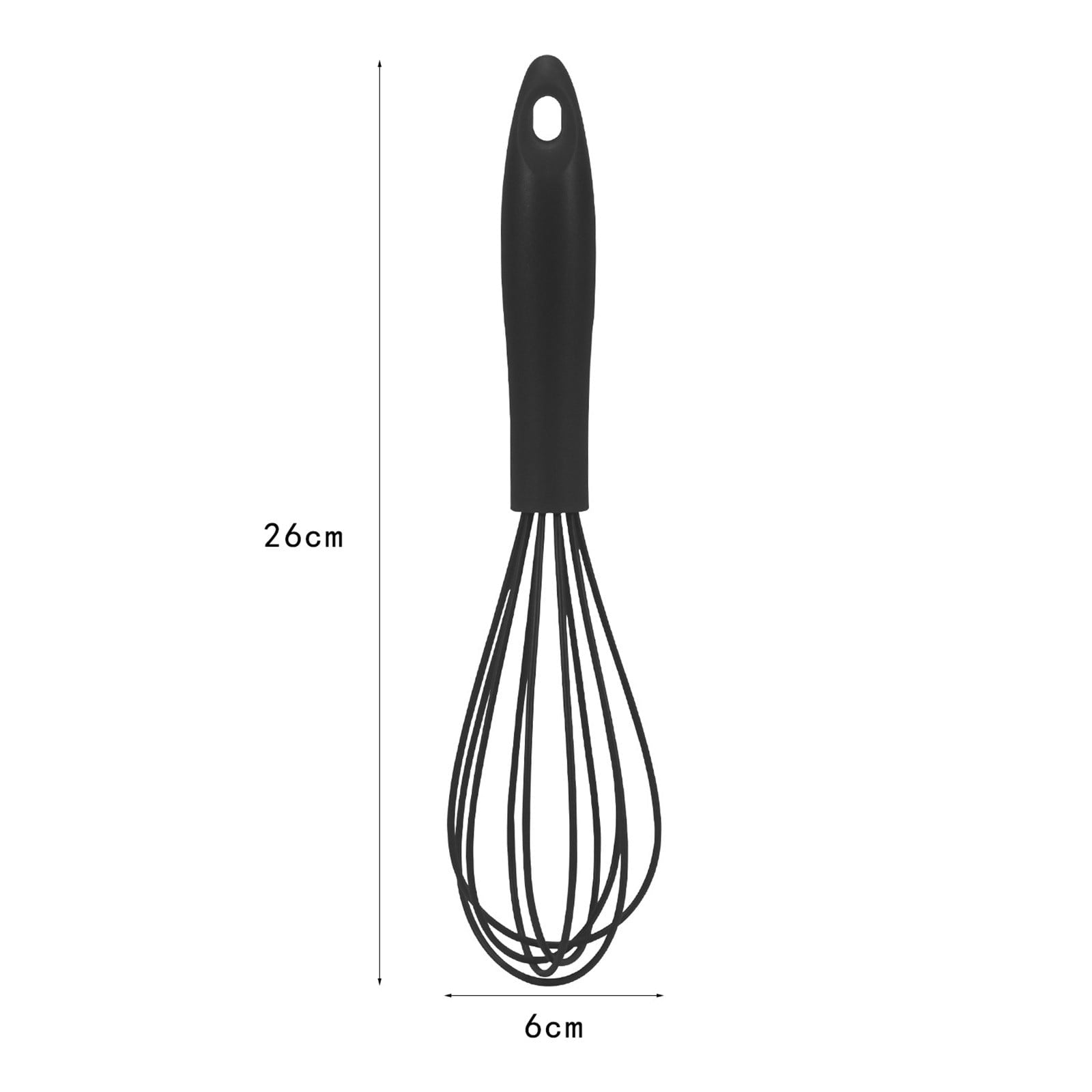 Isvgxsz Silicone Whisk, Commercial Non-Scratch Balloon Wire Whisk for Cooking, Manual Egg Beater Milk Frother Coffee ...