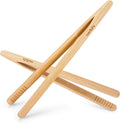 Reusable Classic Bamboo Toast Tongs - Wood Cooking Tong,Ideal for Toaster,Fruits, Bread & Pickles, Kitchen Utensil Fo...