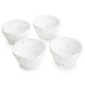 S&T Inc. Reusable Non-Stick Silicone Baking Cups (12 Pack) - Standard Size - Confetti