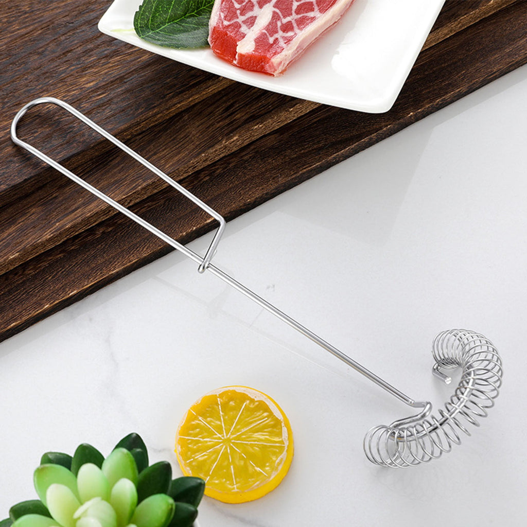 Small Whisk Mixer, Flat Whisk Handheld, 10 Inch Stainless Steel Wire Egg Whisk, Spring Coil Whisk, Stainless Steel Eg...
