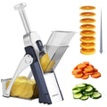 SupMaKin Safe Slice Mandoline, 36+ slicing options, Adjustable Thickness Settings 0.1-8mm
