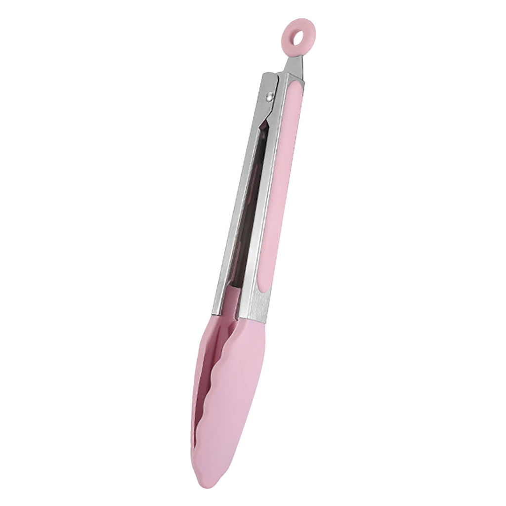 TOPRenddon 9-Inch Stainless Steel Kitchen Tongs with Silicone Tips - Heat Resistant Cooking Tongs for Grilling, Bakin... - Image 2