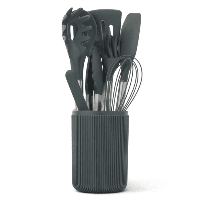 Thyme & Table 10-Piece Silicone Gadget Set - Green