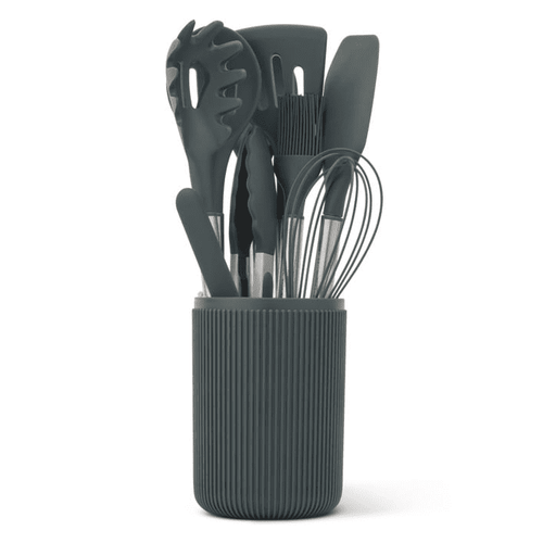 Thyme & Table 10-Piece Silicone Gadget Set - Green
