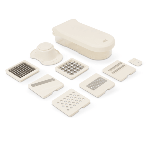 Thyme & Table 11-Piece Vegetable Chopper, Cream