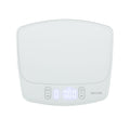 Taylor 11lb Waterproof Digital Kitchen Scale and Food Scale for Baking, Cooking, Meal Prep and Portion Sizing White