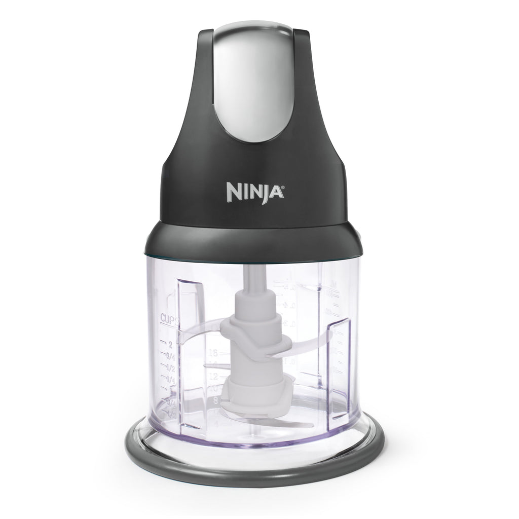 Express Chop 2-Cup Food Processor, Mince, Puree, One-Touch, Non-Slip Base, Dishwasher Safe, NJ100WM Black